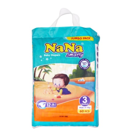 Top Baby diaper brands in Pakistan-nana smarty